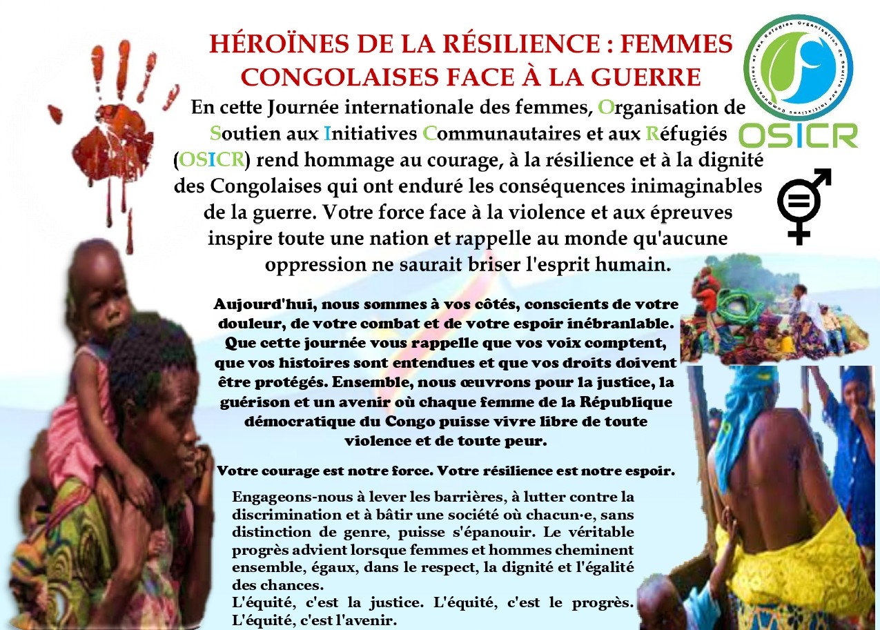 Courage et Résilience des Femmes Congolaises : Journée Internationale des Femmes 2026